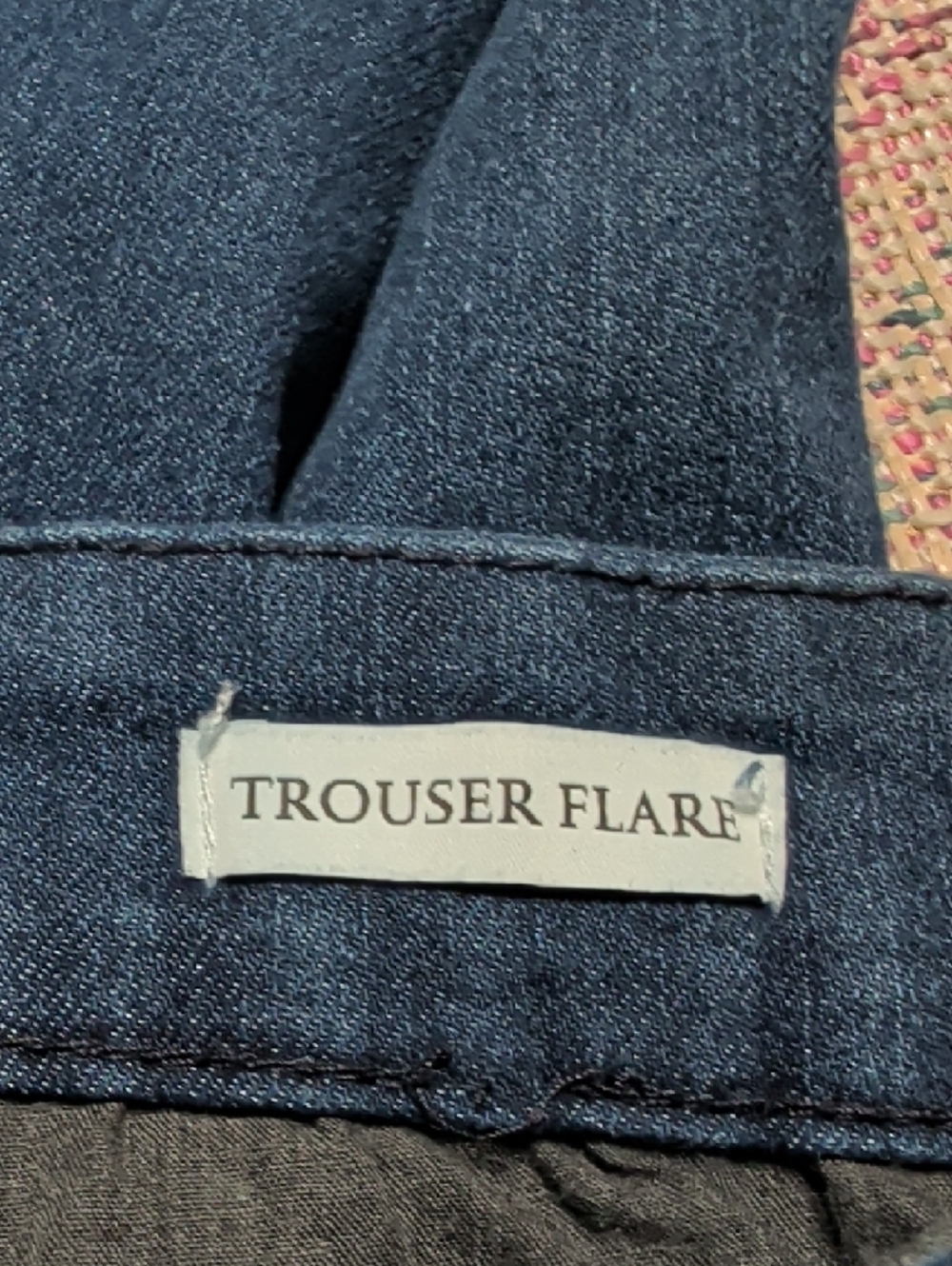 Sofia Jean by Sofia Vergara Stylish Dark Blue Flared Jeans Women's 8 - Picture 8 of 8